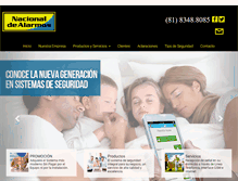 Tablet Screenshot of nacionaldealarmas.com